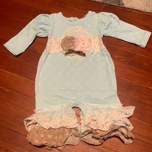 Purrfect Fall Romper 6-9 months